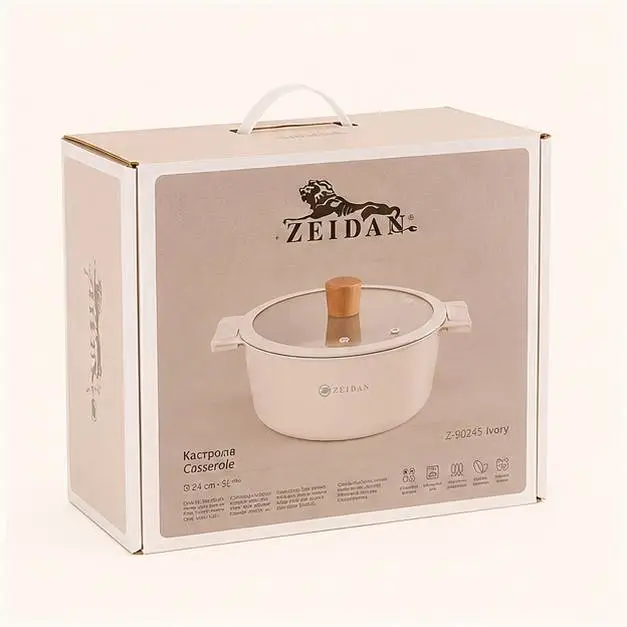 Кастрюля ZEIDAN Z-90245 3,0 л с крышкой