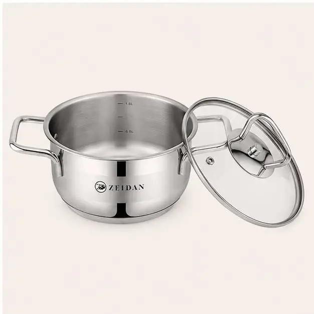 Кастрюля ZEIDAN Z-501086 1,0 л с крышкой