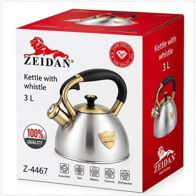 Чайник со свистком ZEIDAN Z-4467 3,0 л