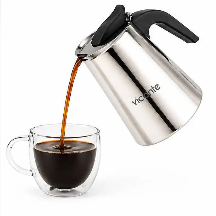 Эспрессо-кофеварка VICONTE VC-07007S 500 мл (9 чашек)