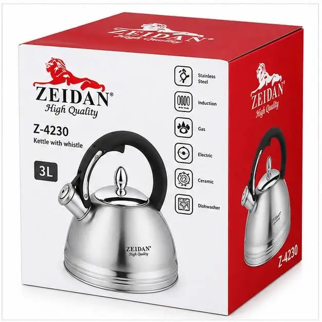 Чайник со свистком ZEIDAN Z-4230 3,0 л