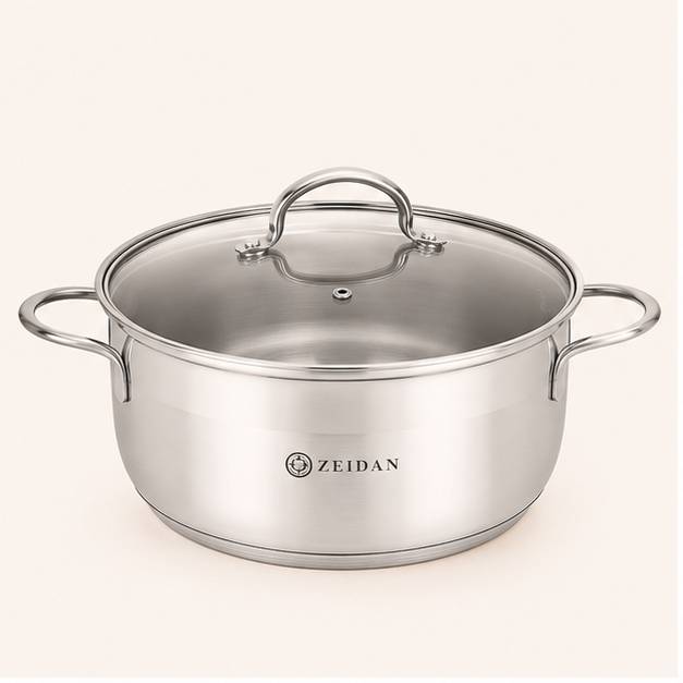 Кастрюля ZEIDAN Z-501127 13,0 л с крышкой