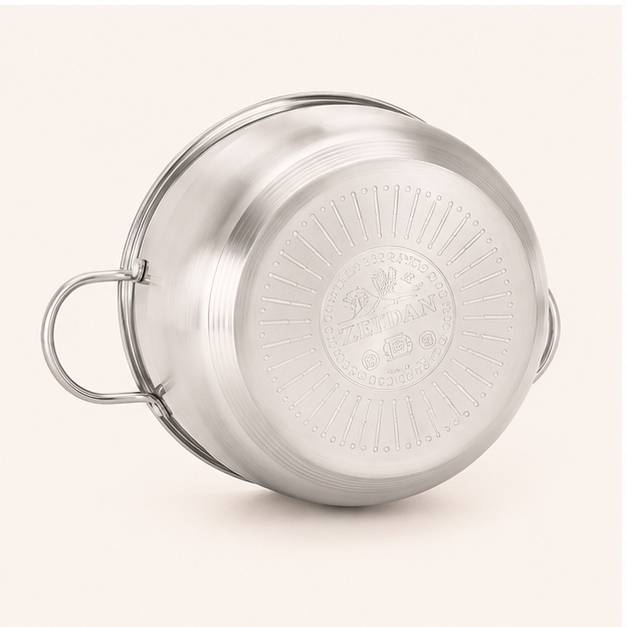 Кастрюля ZEIDAN Z-501127 13,0 л с крышкой