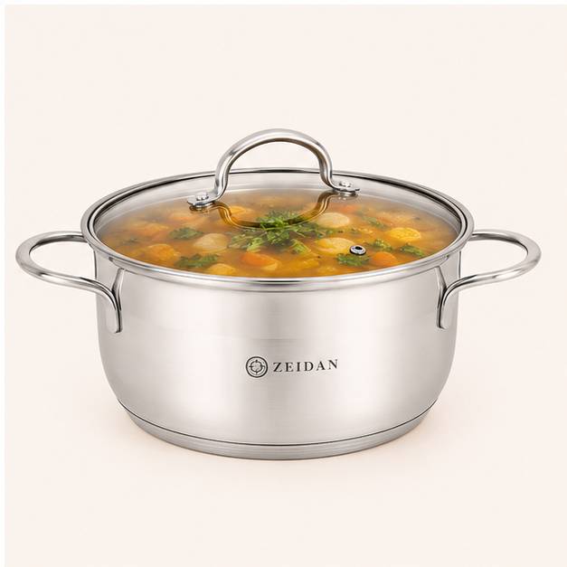 Кастрюля ZEIDAN Z-501127 13,0 л с крышкой
